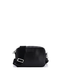 Pre-Owned Gucci Small Crossbody Camera Bag Leather and Gg Coated Canvas