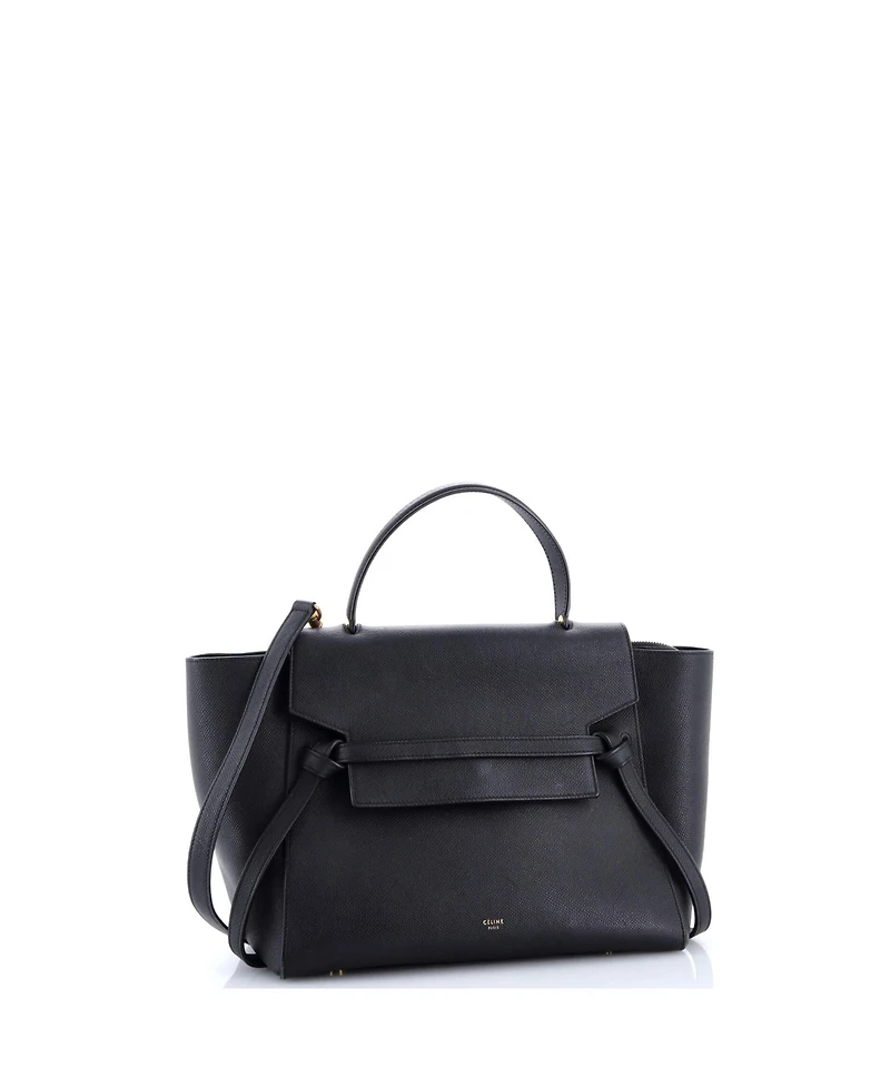 Pre-Owned Celine Mini Belt Bag Textured Leather