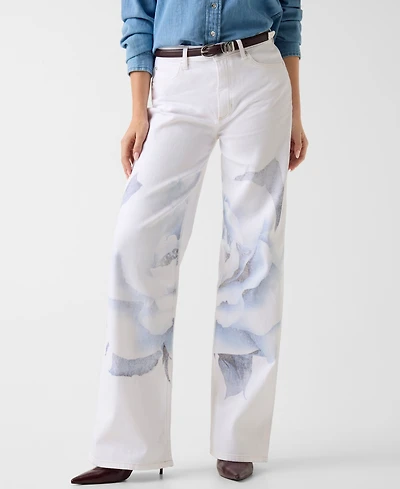 Guess Women's High-Rise Wide-Leg Jeans