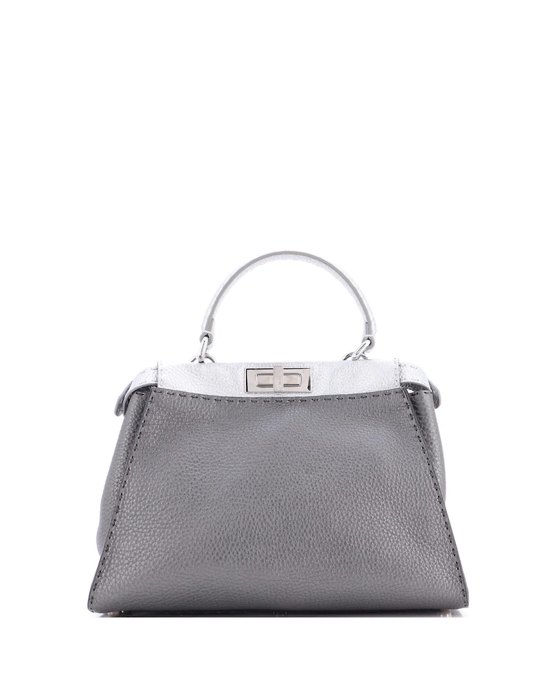 Pre-Owned Fendi Medium Selleria Peekaboo Bag Leather