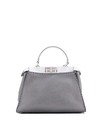 Pre-Owned Fendi Medium Selleria Peekaboo Bag Leather