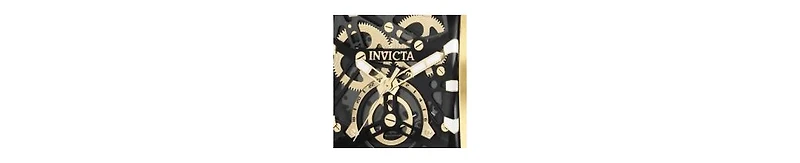 Invicta Men's 41646 Speedway Quartz 3 Hand Transparent, Gunmetal Dial Watch