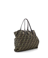 Pre-Owned Fendi Medium Vintage Open Tote Zucca Canvas