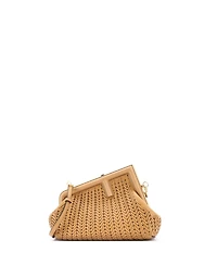 Pre-Owned Fendi Small First Bag Woven Leather