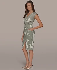 Donna Karan New York Women's V-Neck Sheath Dress