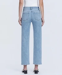 Vervet Women's High Rise Ankle Straight Jeans