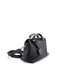 Pre-Owned Fendi Small By The Way Satchel Leather with Zucca Embossed Detail