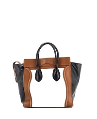 Pre-Owned Celine Micro Tricolor Luggage Bag Leather