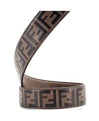 Pre-Owned Fendi Strap You Shoulder Strap Zucca Embossed Leather