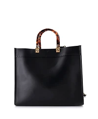 Pre-Owned Fendi Medium Sunshine Shopper Tote Leather