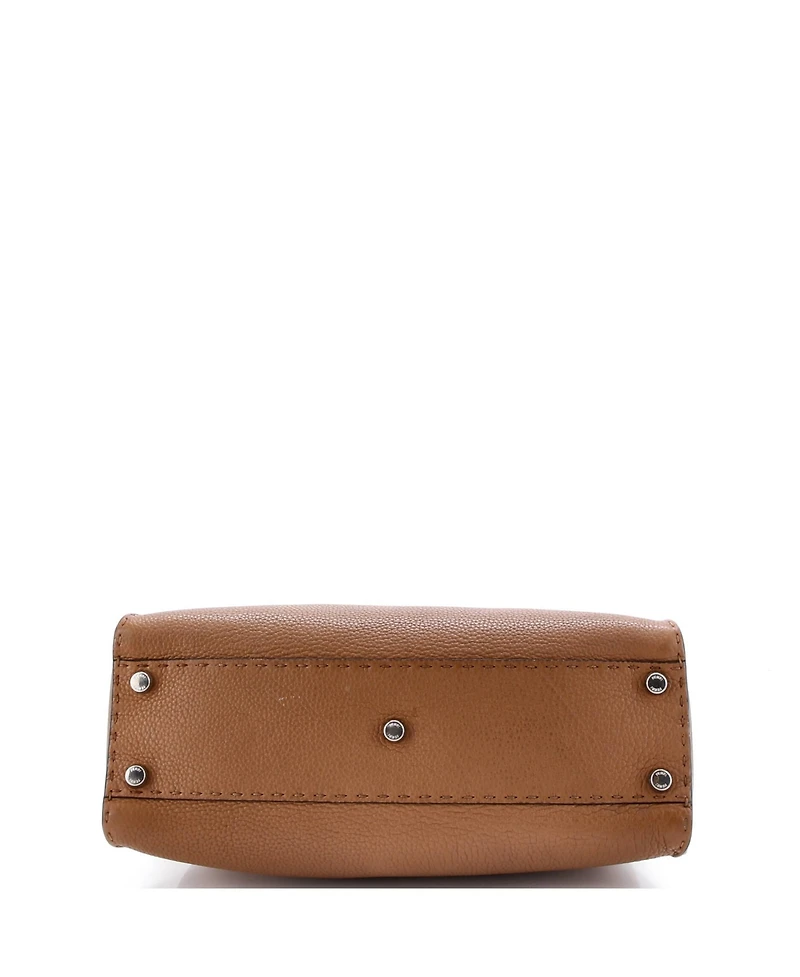 Pre-Owned Fendi Regular Selleria Peekaboo Bag Rigid Leather