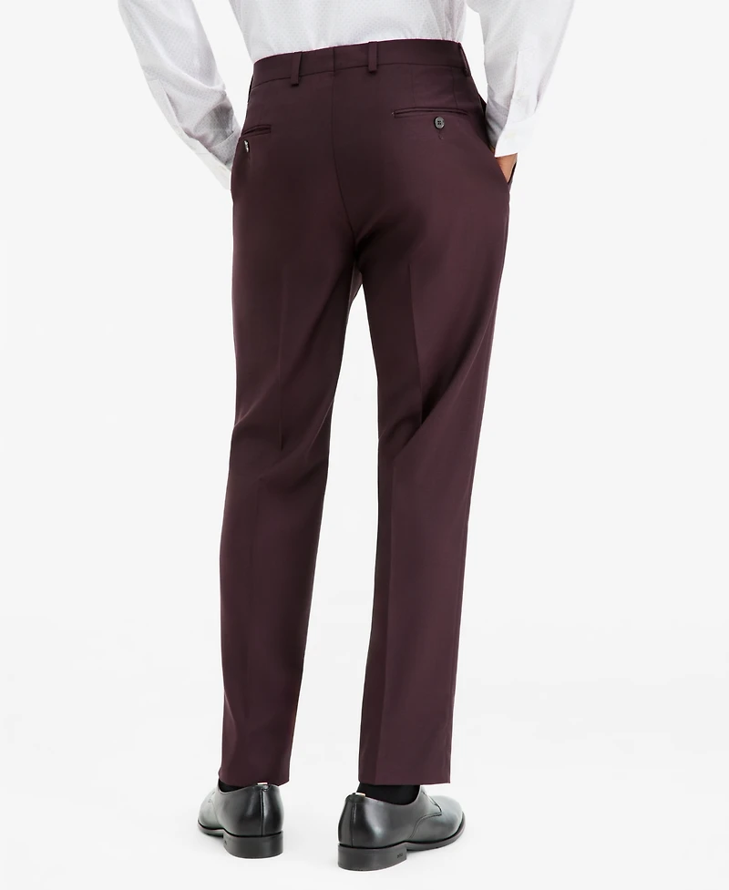 Calvin Klein Men's Slim-Fit Wool-Blend Suit Pants