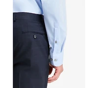 Calvin Klein Men's Slim-Fit Wool-Blend Plaid Suit Pants