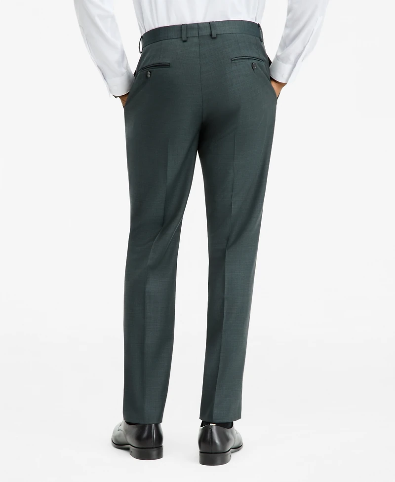Calvin Klein Men's Slim-Fit Wool-Blend Suit Pants