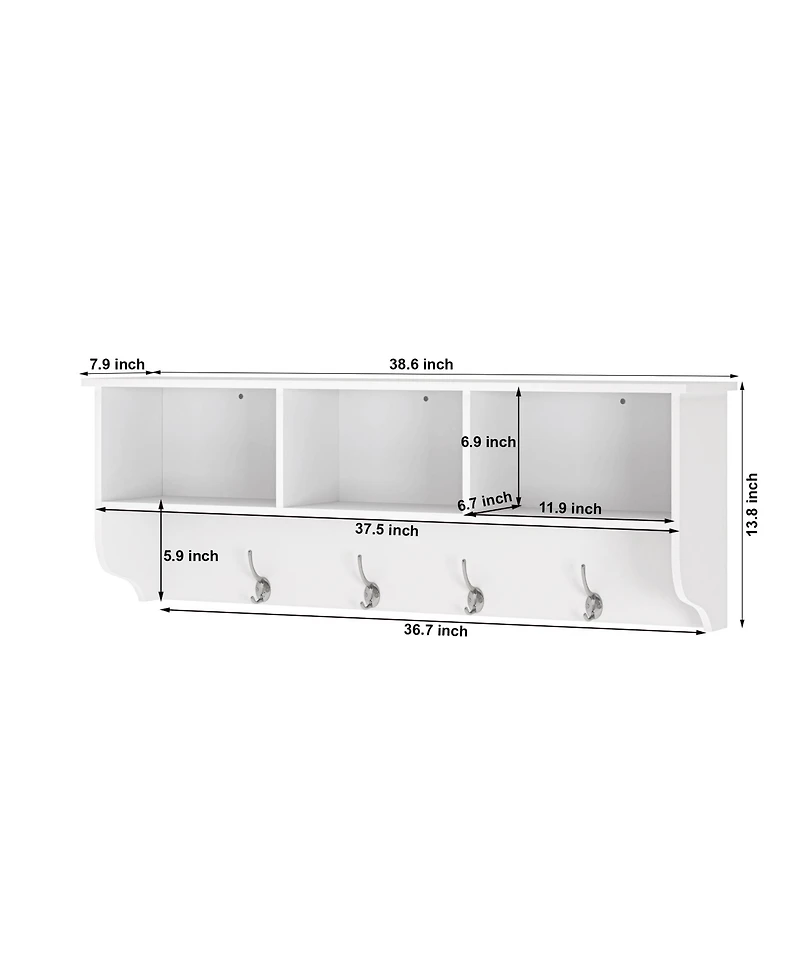 Rainsken Wall Mounted Coat Rack