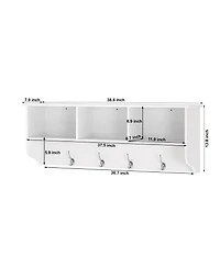 Rainsken Wall Mounted Coat Rack