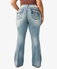 True Religion Plus Becca Mid-Rise Bootcut Jeans