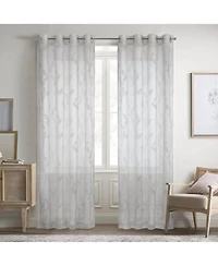 Habitat Anita Sheer Energy Efficient Grommet Curtain Panel for Windows