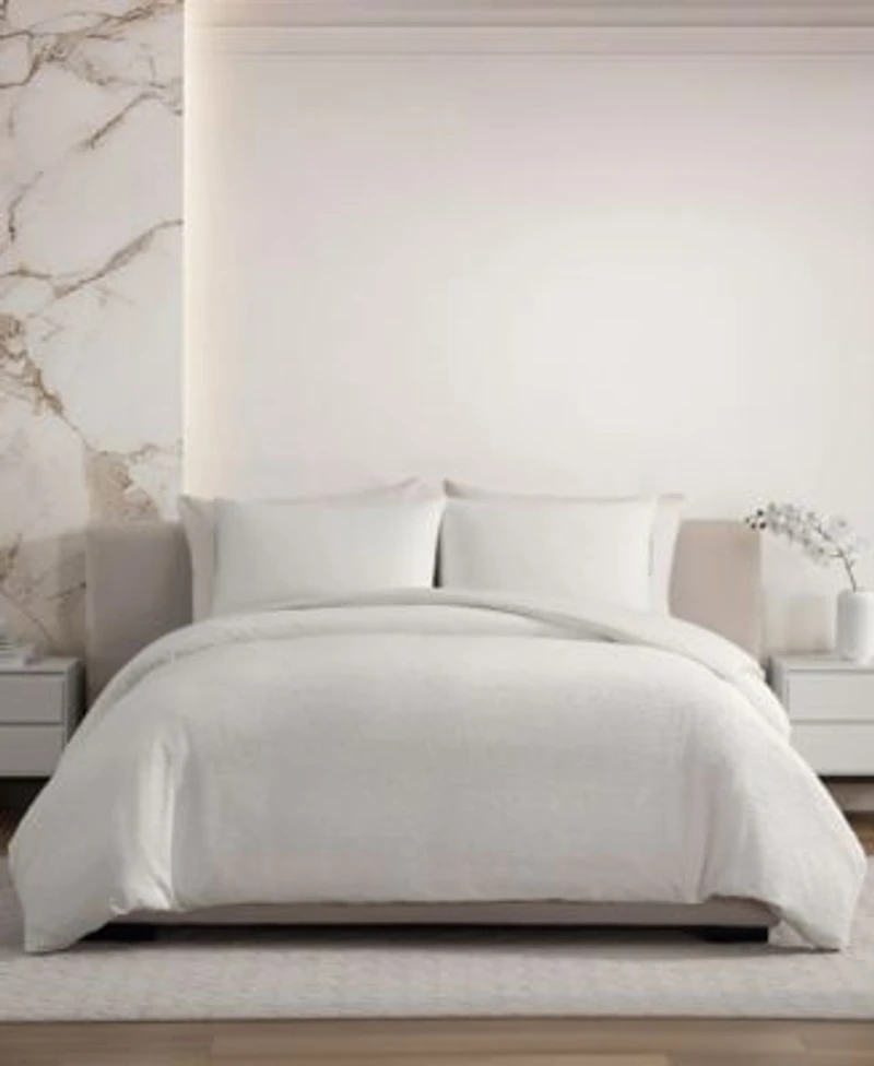 Vera Wang Crinkle Seersucker Solid Duvet Cover Sets