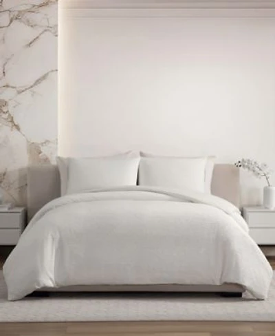 Vera Wang Crinkle Seersucker Solid Duvet Cover Sets