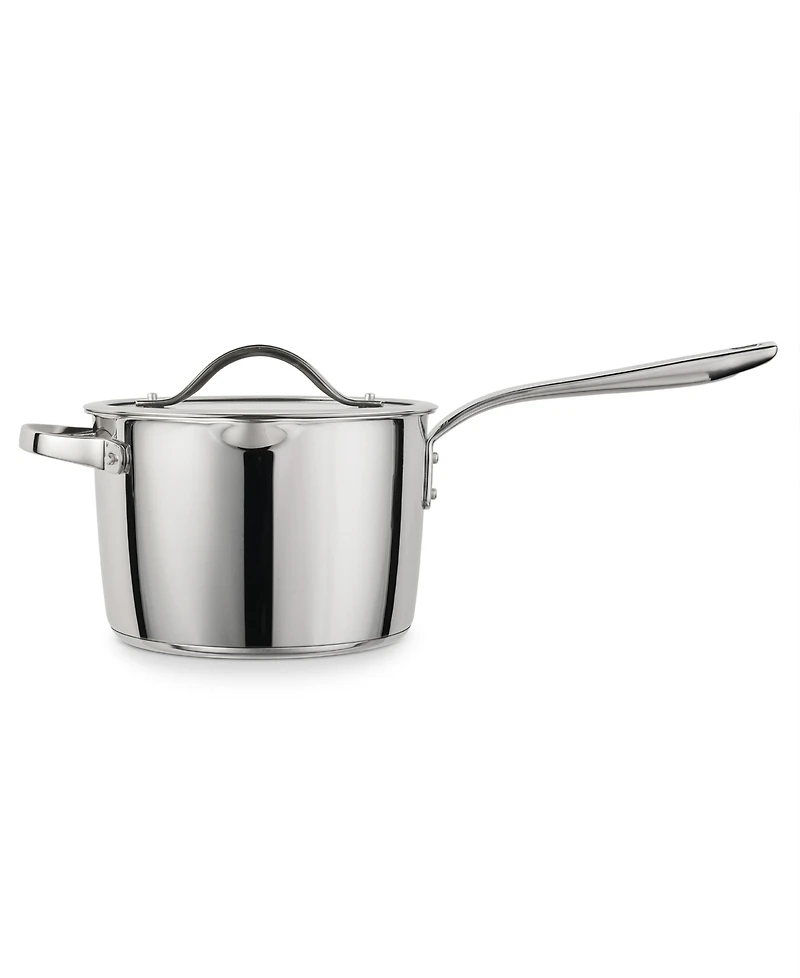 Tramontina Tempo Tri-Ply Base Stainless Steel 4-Quart Sauce Pan with Glass Lid