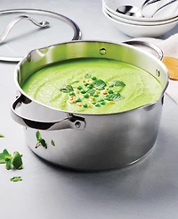 Tramontina Tempo Tri-Ply Base Stainless Steel 5-Quart Dutch Oven Pot with Glass Lid