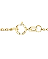 Macy's Citrine (3/4 ct. t.w.) & Lab Grown White Sapphire (1/4 Necklace 14k Gold Over Sterling Silver (Also Available Multi-Stones)