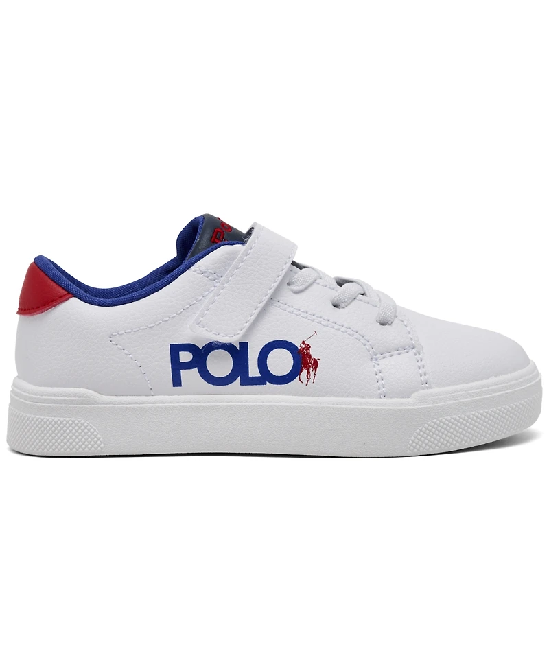 Polo Ralph Lauren Toddler Sutton Graphic Fastening Strap Casual Sneakers from Finish Line