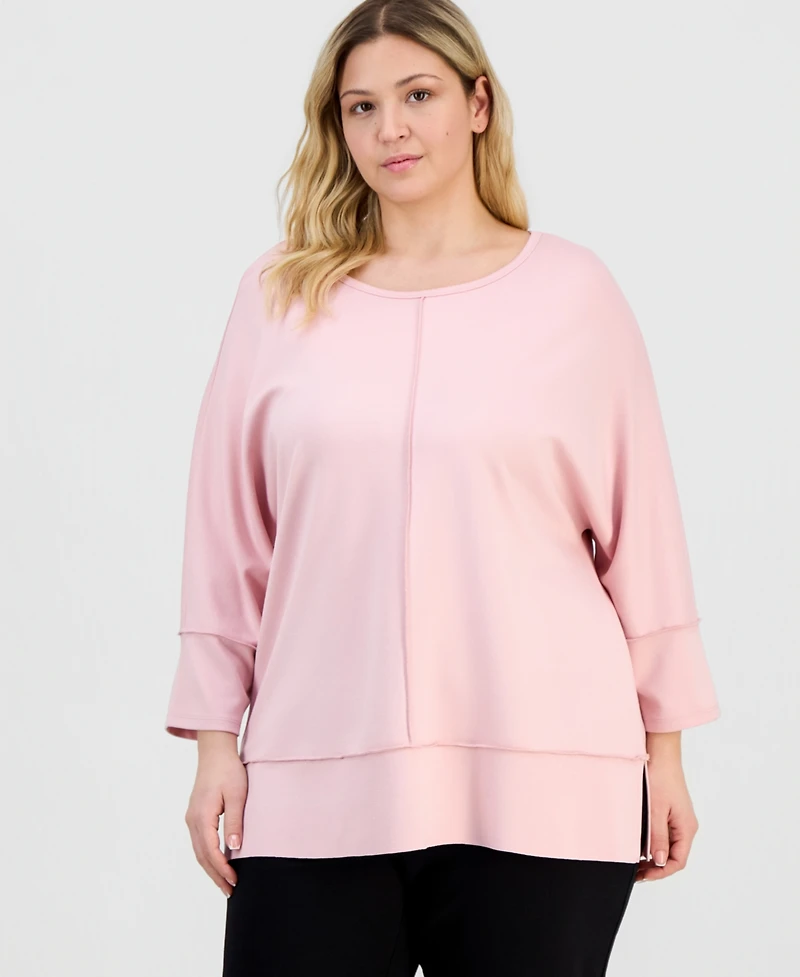 Jones New York Plus 3/4-Sleeve Tunic