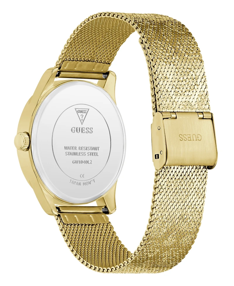 Guess Women's Quartz Gold-Tone Stainless Steel Analog Watch, 36mm