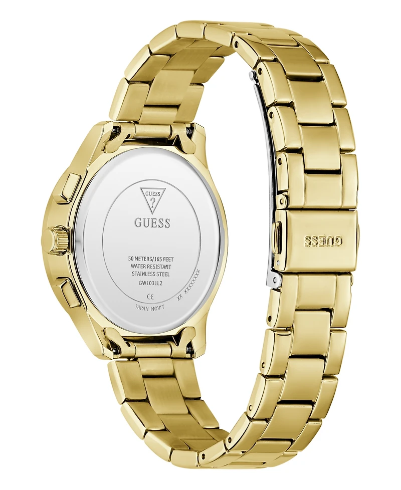 Guess Women's Quartz Gold-Tone Stainless Steel Watch, 36mm
