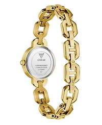 Guess Women's Quartz Analog Gold-Tone Stainless Steel Watch, 23mm