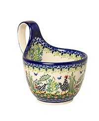 Uncommon Goods Cozy Polish Handmade Stoneware Soup Mug