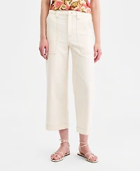 Liverpool Los Angeles Women's Stride High Rise Cropped Wide Leg Jeans