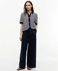 Tommy Hilfiger Women's Crochet Short-Sleeve Cardigan