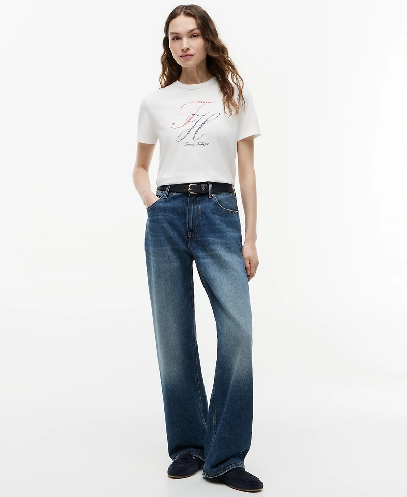 Tommy Hilfiger Women's Short-Sleeve Crewneck T-Shirt