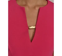 Donna Karan New York Women's V-Neck Sheath Dress