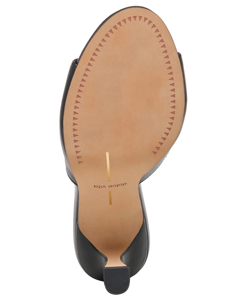 Dolce Vita Women's Rosha Round Toe High Heel Dress Sandals