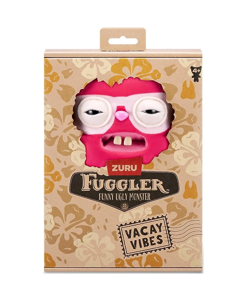 Fuggler Vacay Vibes Rabid Rabbit Red Funny Ugly Monster Plush Toy 9 Inch