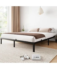 gaomon 10" Queen Metal Platform Bed Frame, Low Profile, Noise-Free, Easy Assembly, Mattress Base, No Box Spring