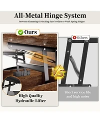 Rainsken 31.5" Farmhouse Lift Top Coffee Table