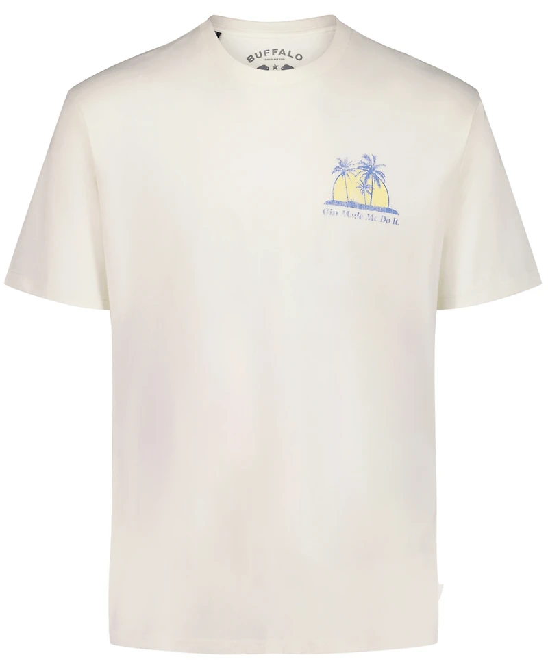 Buffalo David Bitton Men's Tazro Graphic Crewneck T-Shirt