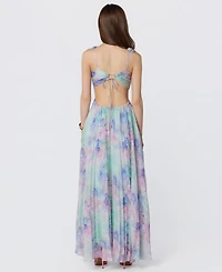 Astr the Label Women's Emese Pleated Floral Maxi Dress
