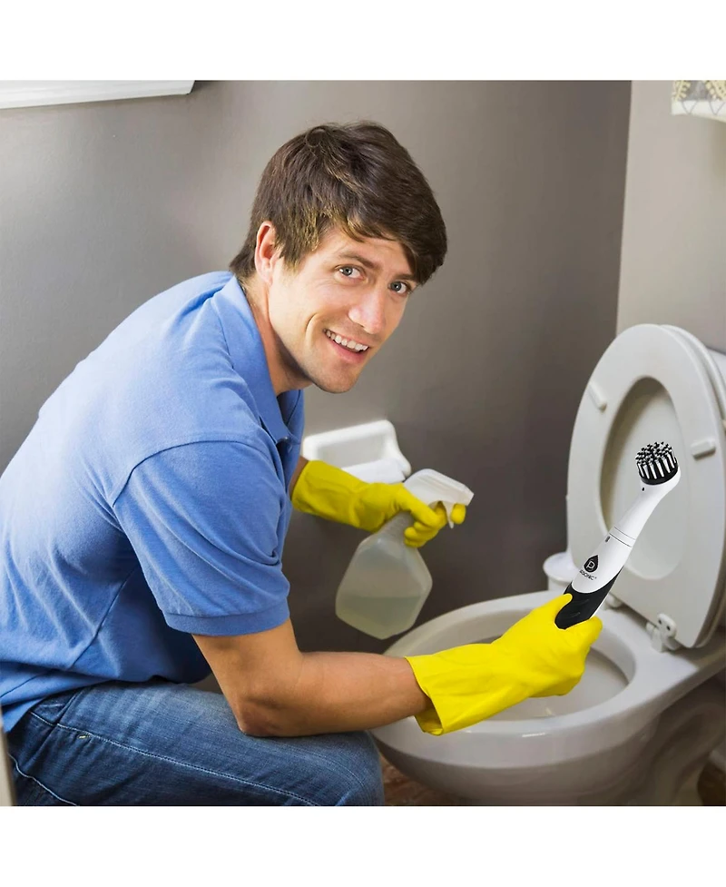 Pursonic Cleaning Power Bundle: Power Scrubbers Brushes & Toilet Tablets