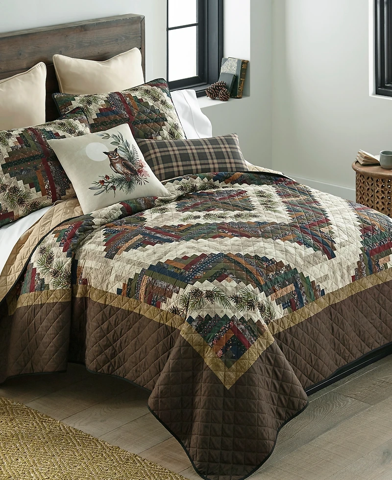 Donna Sharp Whitley Diamond 3-Pc. Quilt Set, King