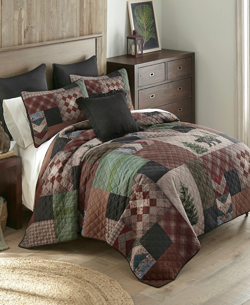 Donna Sharp Greenwood Patch 3-Pc. Quilt Set