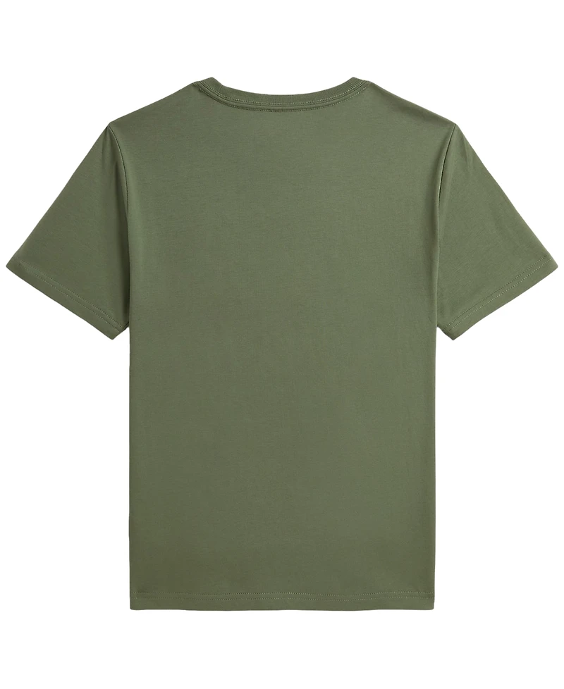 Polo Ralph Lauren Boys' 8-20 Madras-Logo Jersey T-Shirts