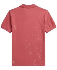 Polo Ralph Lauren Boys' 8-20 Big Pony Paint-Print Mesh Shirt