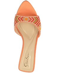 Jessica Simpson Women's Dravie Beaded Stiletto Sandals