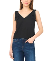 CeCe Women's V-Neck Bow-Strap Tank Top